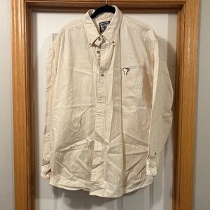Lee Off-White Casual Button Down Shirt